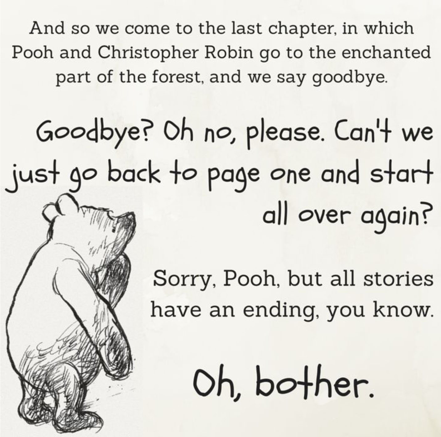 Pooh Bear - Good-Bye